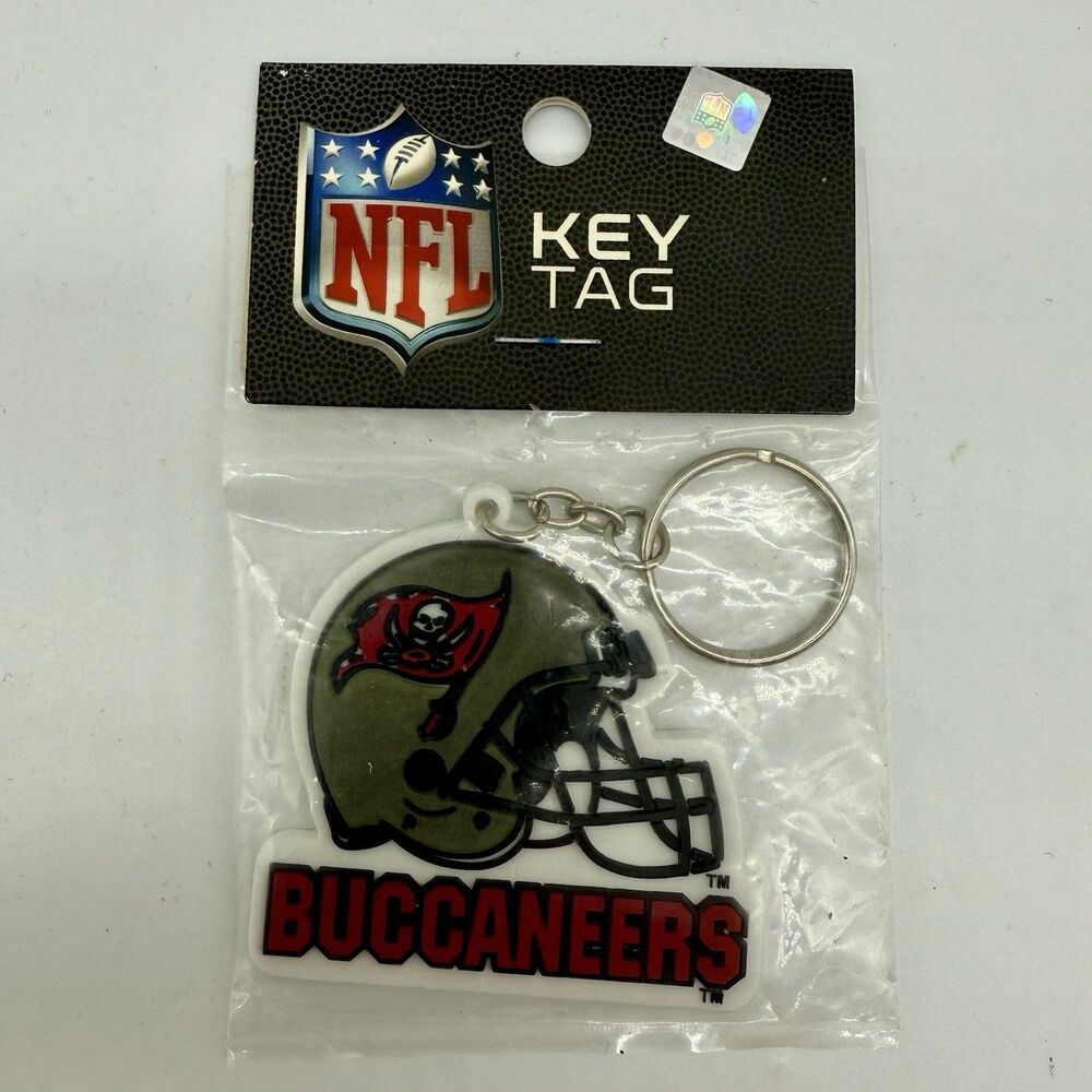 Tampa Bay Buccaneers Key Tag‎ Key Ring Keychain Official Licensed NFL
